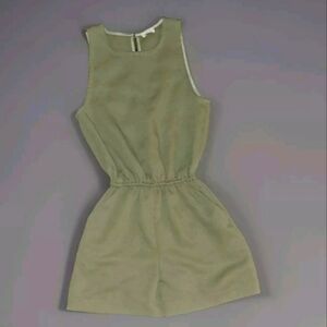 Aritzia Wilfred Green Jumper Romper One Piece Shorts Designer Women's XXS B20#8